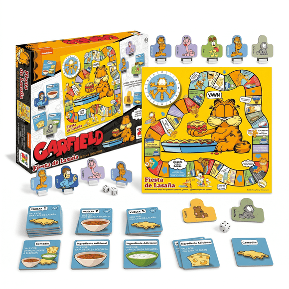 Juego de Mesa Fiesta Lasaña Garfield - Garfield