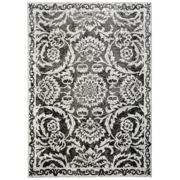 Alfombra Kashan King Gris 153 x 213 cm