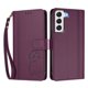 thumbnail image 3 of Funda Cartera Trébol para Samsung Galaxy S22 5G con Ranuras Tarjetas y Carga Inalámbrica Violeta, 3 of 6