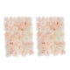 thumbnail image 5 of Panel De Pared De Flores De Hortensia Rosa Artificial De 2 Piezas Blanco Y Champán, 5 of 6