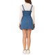 thumbnail image 3 of INSPIRE CHIC Vestido de Mezclilla de Primavera Verano para Mujer con Tirantes Ajustables en Línea A para Regreso a Clases XL Azul, 3 of 7