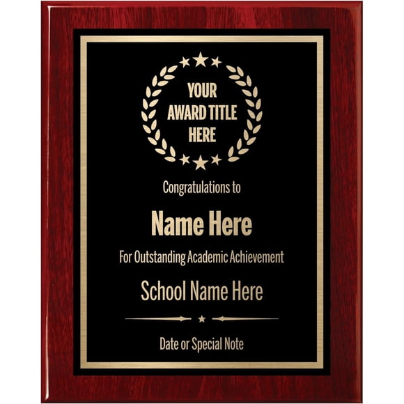 Placas De Premio Personalizadas Grabadas Y Personalizadas
