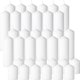 thumbnail image 1 of Velas Trxvxo 36 uds blancas 5/8/15 cm sin goteo sin perfume, 1 of 8