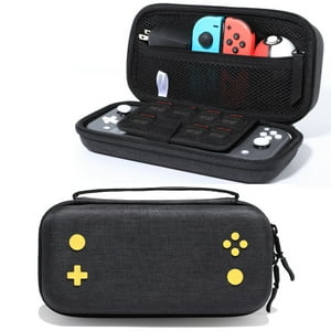 Genérico - Funda De Transporte A Prueba De Golpes Compatible Con Nintendo Switch Lite - Resistente Carcasa Rígida De Eva Con Suave Forro De Terciopelo, Para Consola + 15 Tarjetas De Juego + Accesorios-Ligero