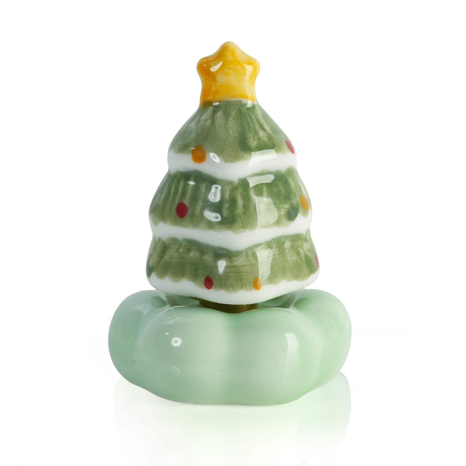 Dancewhale - Cuchilla Giratoria De Cerámica Para Niños Christmas Stockings Stuffers, Color Verde