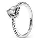 thumbnail image 2 of Anillo Pandora Elevated Heart Circonita Cúbica Plata Esterlina Talla 6, 2 of 3