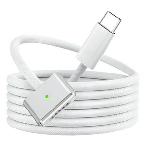 Genérica - 2Mts Cable140W Compatiblemacbook Pro / Air Magsafe 3 Blanco-2M