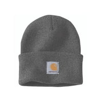 Gorro Carhartt De Punto Con Puños Para Hombre Coal Heather