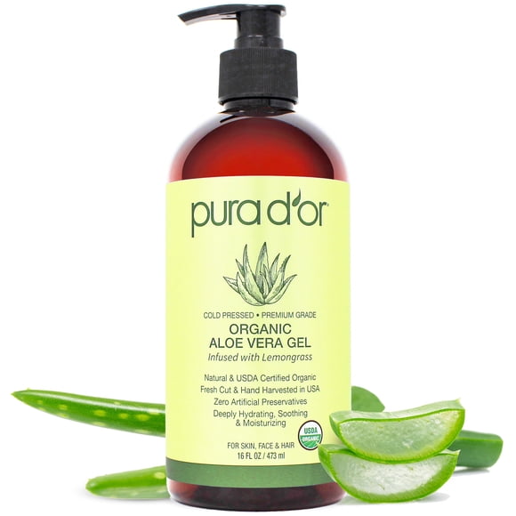 Gel De Aloe Vera Orgánico 473 Ml Con Aroma A Citronela