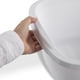 thumbnail image 4 of Lavabo, lavabo, lavabo para pies, 12 litros, plástico Tribello, blanco, 4 of 6