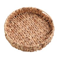 Magideal - Cestas De Mimbre, Cesta De Frutas De Mimbre, Organizador De Cuencos De Ratán, Bandeja Tejida De Hierba Multiusos, Bandeja Tejida De Algas Marinas Para Pequeño