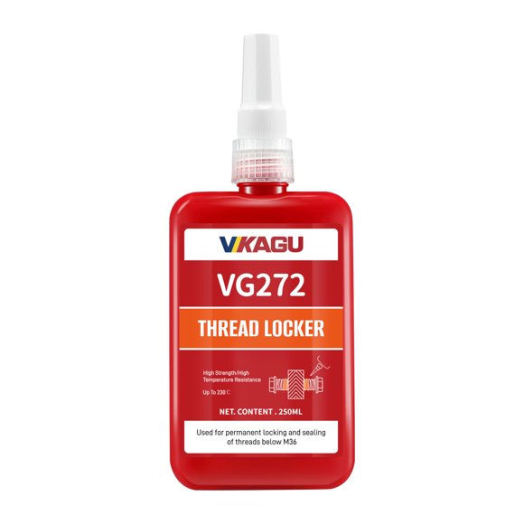Threadlocker VIKAGU 272, rojo de alta resistencia, 250 ml
