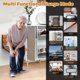 thumbnail image 4 of Asiento de Ducha Plegable de Teca Sammery de 18 Pulgadas para Montar en Pared, 4 of 7