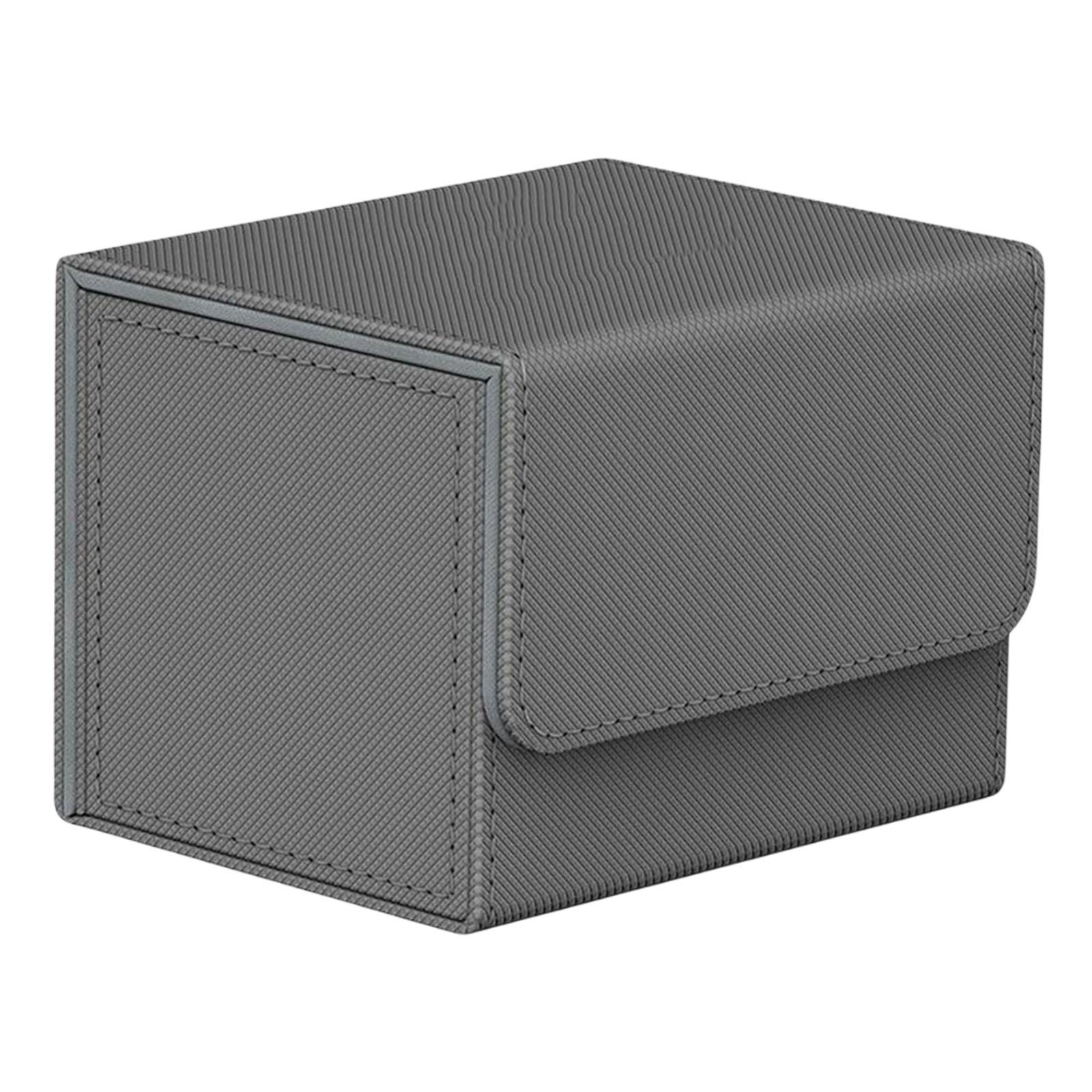 Magideal - Card Deck Box Organizador Almacenamiento Contenedor Estándar Tarjeta De Juego Negro Azul , Gris6