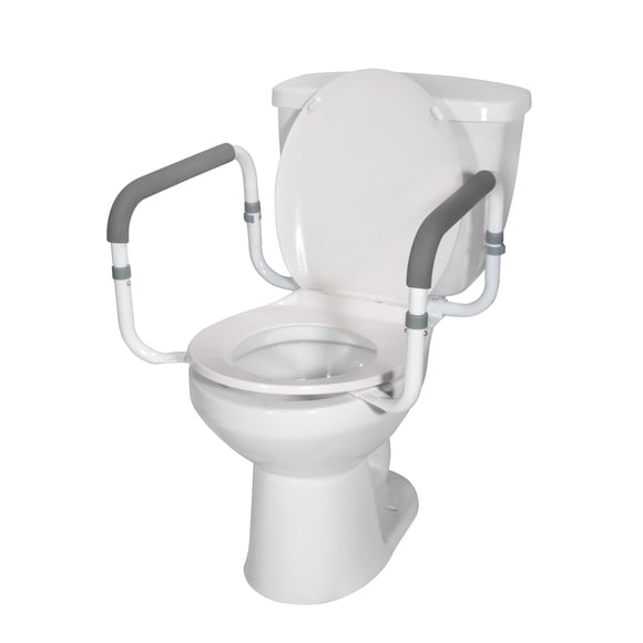 Bathroom Grab Bar Drive Medical RTL12087 para inodoros, color blanco