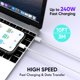 thumbnail image 4 of Cable USB‑C DreemTeam 3 m 240 W (2 unidades) Carga rápida, 4 of 7