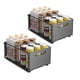 thumbnail image 1 of Set 2 Organizador Cocina Bajo Mesada Canasto Extraible Acero Inox, 1 of 8
