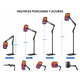 thumbnail image 3 of Soporte De Piso Para Tablet Y Celular Brazo Articulado Ajustable 360°, 3 of 7