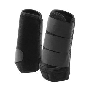 Magideal - 2 Protectores De Piernas Para Botas De Caballo, Protección De Tendones Cómoda Y Reutilizable, Protección A Prueba De Golpes, Envoltura Para Piernas Pa Pata Trasera M