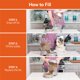 thumbnail image 5 of Comedero Petmate Pet Cafe para perros y gatos, color nacarado, 2,7 kg, 5 of 8