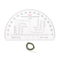 Magideal - Lector De Cuadrícula De Coordenadas Del Transportador De Navegación Terrestre Escala De Coordenadas Para Medición 152X94 Cm