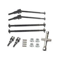 Magideal - 4 Piezas De Accesorios De Eje De Transmisión De Coche Rc, Repuesto De Actualización De Metal Para 16101 16102, Piezas De Repuesto De Coche Rc A Escala