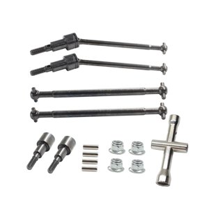Magideal - 4 Piezas De Accesorios De Eje De Transmisión De Coche Rc, Repuesto De Actualización De Metal Para 16101 16102, Piezas De Repuesto De Coche Rc A Escala