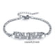 thumbnail image 1 of 1pc Stainless Steel Fashion New Zodiac Letter Pendant Bracelet Jewelry Gift Birthday Gift, 1 of 5