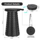 thumbnail image 2 of Taburete plegable Qiguet, portátil mejorado, capacidad de 180 kg, 2 of 7