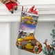 thumbnail image 2 of Bob el Constructor Tema: Calcetines de Navidad, fino lino blanco para colgar en escaleras y chimenea, decoración navideña para el hogar, regalo de Navidad.54cm×38cm, 2 of 5