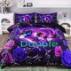 thumbnail image 1 of 3pcs Duvet Cover Set, Fashion Classic Popular Butterfly Flower Digital Print Bedding Set, Soft Comfortable Duvet Cover, For Bedroom, Guest Room (1*Duvet Cover + 2*Pillowcase, Without Core), 1 of 3