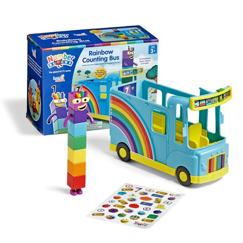 Figura De Juego Playsets Hand2Mind Numberblocks Rainbow Bus