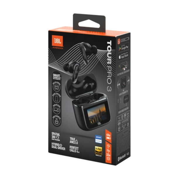 Audifonos bluetooth JBL Tour pro 3 Negro | Lider