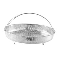 Magideal - Cesta Vaporizadora De Acero Inoxidable Para Cocinar Verduras Con Asas Colador De Cocina Multifuncional Organizador De Alimentos Adecuada Para Uso Mango Exterior