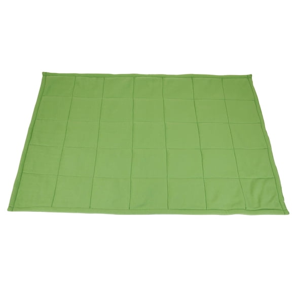 Manta de forro polar Weighted Abilitations, tamaño grande, verde, 5 kg