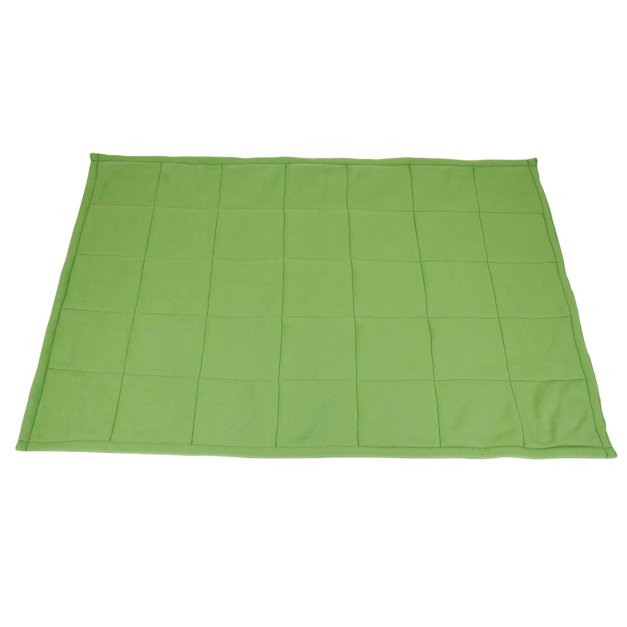 Manta De Forro Polar Weighted Abilitations, Tamaño Grande, Verde, 5 Kg