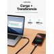 thumbnail image 5 of Cable Usb Tipo C A Usb C Trenzado Para iPhone 15 16 17 Para Samsung Xiaomi Rapida 240w Largo 1,2m Usams Sj727 Negro, 5 of 8