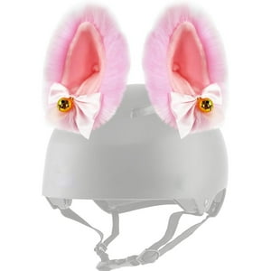 Veat00L - Decoración De Cascos Con Campanas Para Orejas De Gato, Orejas De Peluche, Accesorios De Pegatinas Para Cascos De Bicicleta, Motocicletas, Decoración De Cascos, Sin Casco