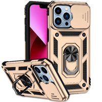 Estuche Gangxun Para Iphone 13 Pro Max, Soporte Giratorio 360°, Estilo Mecánico Y Magnético