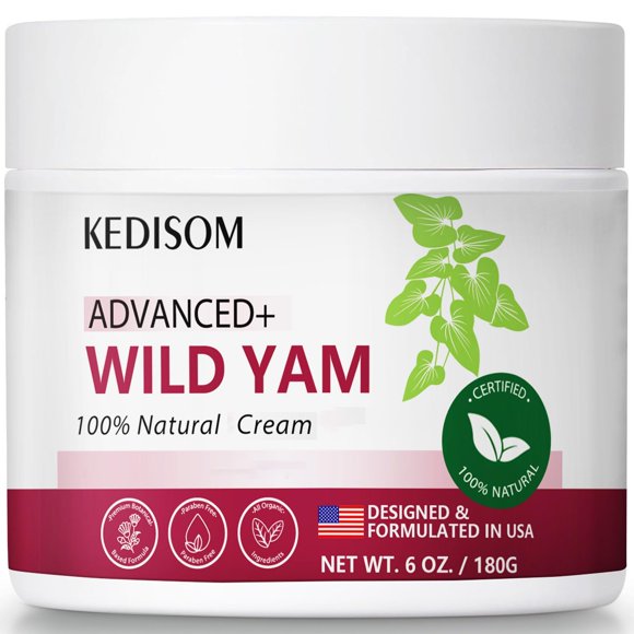 Crema de ñame silvestre orgánica KEDISOM 180 g, hidratante