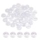 thumbnail image 1 of Uxcell 50pcs Botón de Costura 11.5mm 4 Agujeros Botones Redondos de Resina para Manualidades, Blanco, 1 of 6