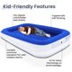 thumbnail image 2 of Cama inflable para niños King Koil Luxury para niños pequeños, azul, con bomba, 2 of 5