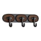thumbnail image 1 of Ganchos Colgadores de Pared con Material HIPS Duradero Y Fácil Instalación Sin Taladro para Mantener Superficies Ordenadas Adecuados para Entrada Bañ Triple gancho, 1 of 5