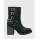 thumbnail image 5 of Bota para mujer, negro, cuadruple correa Danicolle, 5 of 5