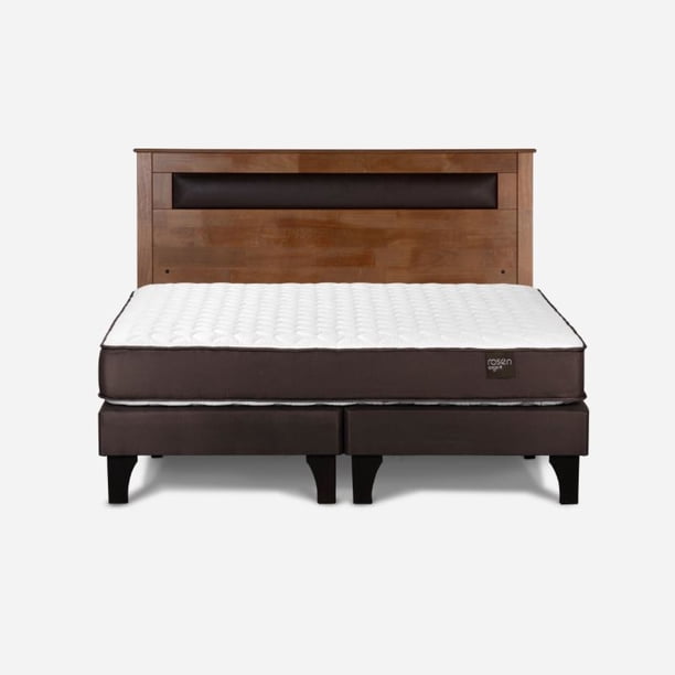 Cama Europea New Ergo T Respaldo Ferrara 2 Plazas