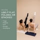 thumbnail image 5 of Esterilla de yoga Mat Stakt plegable multiusos para fitness y yoga, 5 of 8