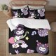 thumbnail image 1 of Kuromi Soft 3D Printed Duvet Cover Bedding Set with Comforter Cover 3 Piece Set, 1 of 5