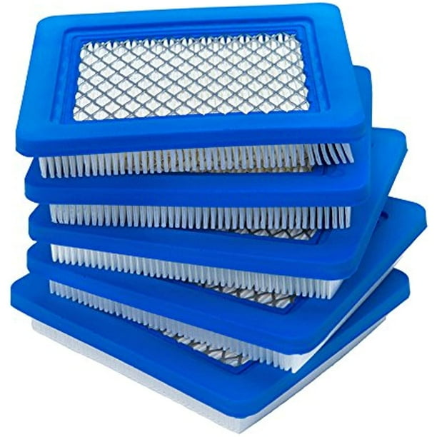 5 Packs, 491588s Air Filter, Compatible With Briggs And Stratton 491588, Toro 20332, Craftsman 3364, Premium Lawn Mower Air Cleaner