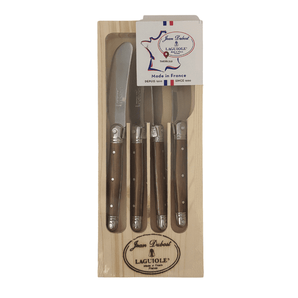 Laguiole Set 4 Cuchillos Mantequilla Cafe
