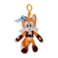 Peluche Sonic Colección Tails Con Clip Para Colgar